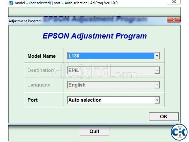 Epson L130-L220-L310-L360-L365 Full Unlocked Resetter large image 0