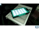 Waterproof dual USB Solar PowerBank with 20 Led Light