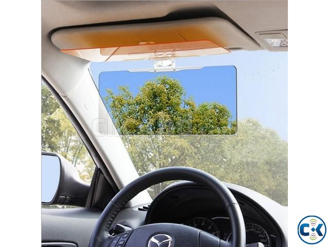 দিন রাতে ড্রাইভিংকে আরো নিরাপদ করতে-2in1 Anty Gare Car Glass large image 0