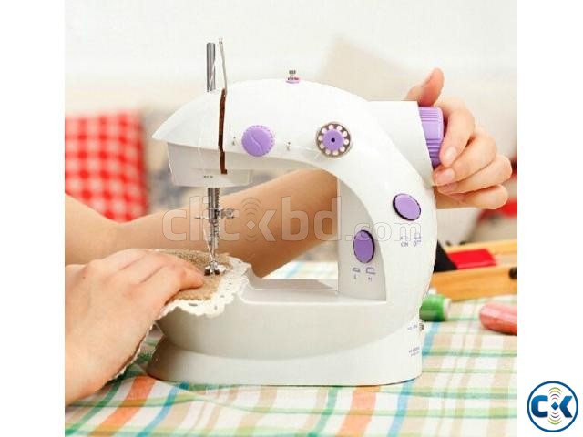 Multi-function Portable Electric Sewing Machine with light large image 0