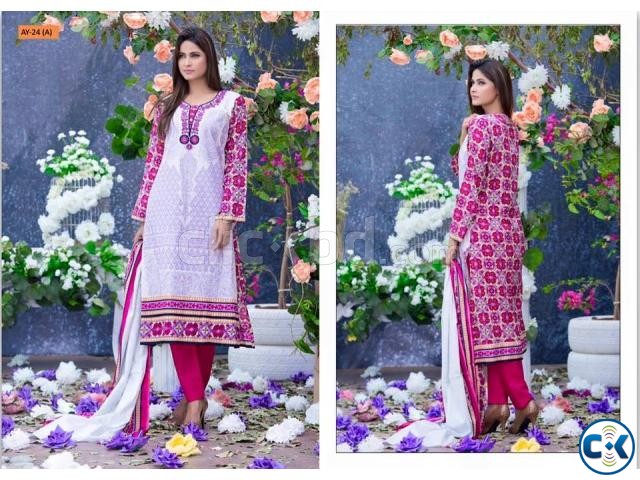 Pakistani Lawn By Aaazen Code AY-24 A  large image 0