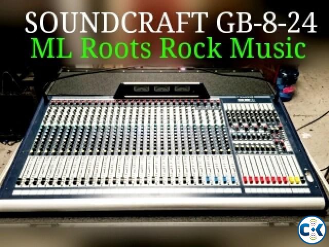 Soundcraft GB -8-24 with flight case large image 0