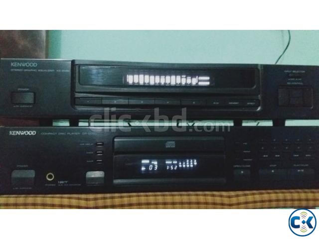 KENWOOD Equalizer and CD Player large image 0