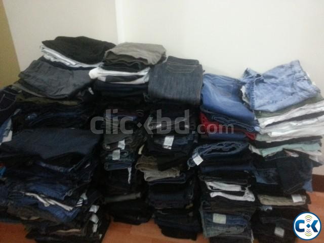 Sell Mixed Denim pant stocklot low price large image 0
