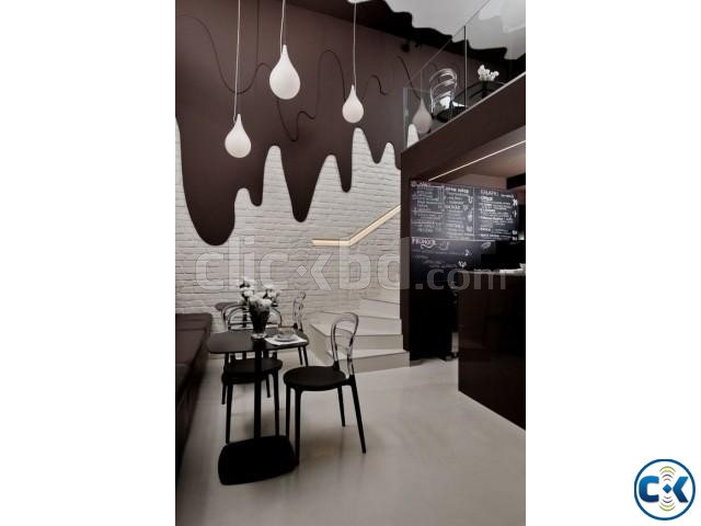 Restaurant Interior design large image 0