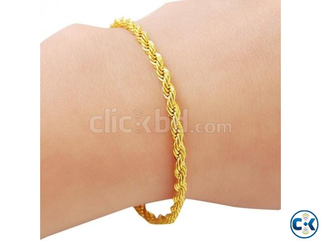 Pure 999 24K Yellow Gold Chain Women Twisted Singapore Bracelet 1.3g  /6.3inch | eBay