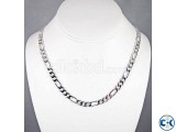 Finish Silver Figaro Chain Necklace.