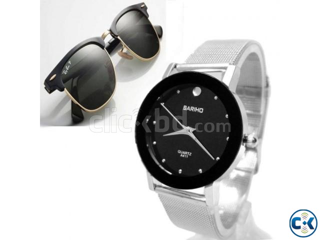 Men s Bariho Watch Ray Ban Sunglasses large image 0