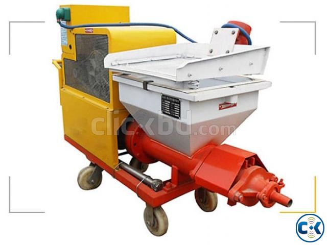 Automatic wall Plastering machine large image 0