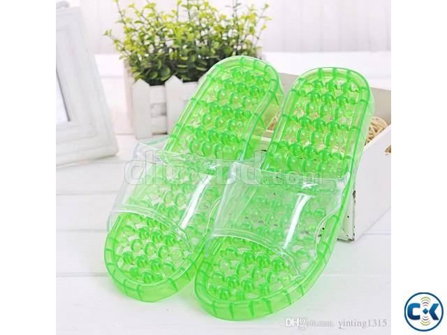 PVC Massage Slippers Acupressure SPA Beads Massage sandel large image 0