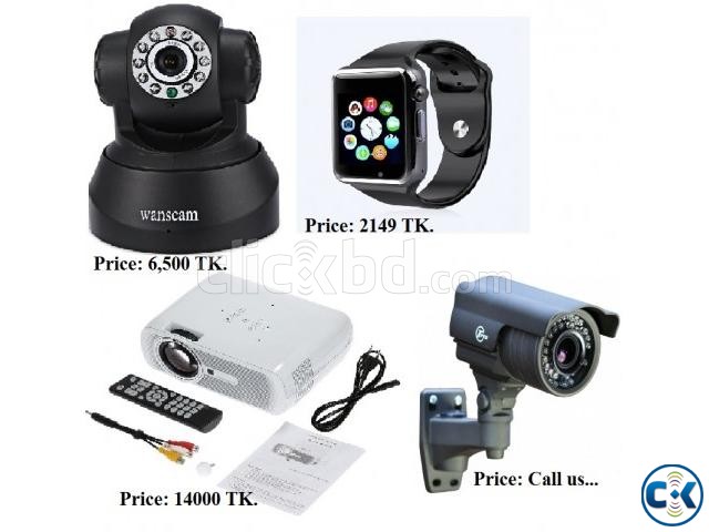 A1 Smart Watch WiFi CCTV Camera BL80 Projector CC Cam large image 0