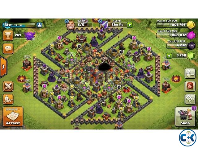 Clash Of Clans Townhall 10 for sell. large image 0