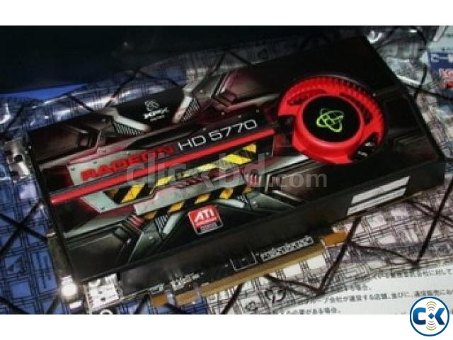 AMD Radeon XFX HD 5770 1 GB Graphics Card large image 0