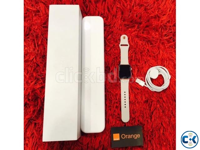 Apple watch 42mm sports rosegold edition boxed up for sell  large image 0
