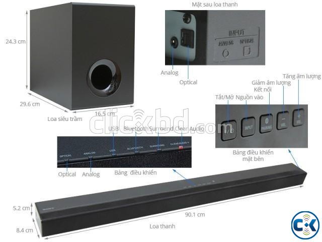 Sony HT-CT80 Subwoofer SoundBar large image 0