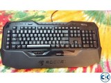 ROCCAT ISKU Blue Key Illuminated Gaming Keyboard Black