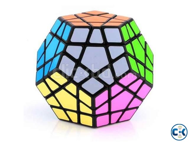 Megaminx Magic Speed Cube Black large image 0