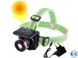 Solar Waterproof Focus Headlamp Camping Hiking Flashlight