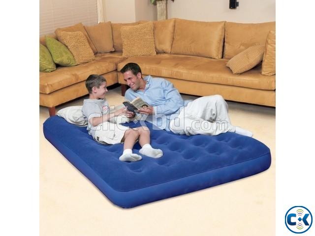 Bestway Double Air Bed free pumper intact Box large image 0