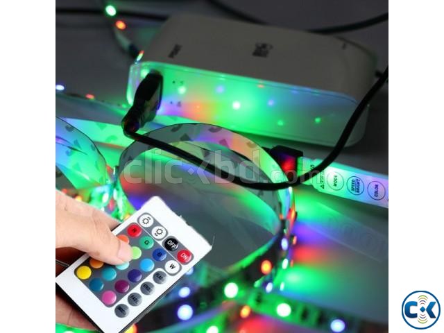 Waterproof Remote 300 LED Strip Light With DJ Flash large image 0