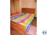 Wooden bed