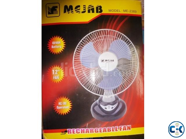 Rechargeable Fan large image 0