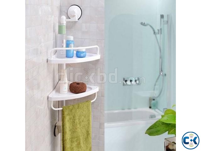 SUCTION SIDE CORNER SHELF FOR KITCHEN  large image 0