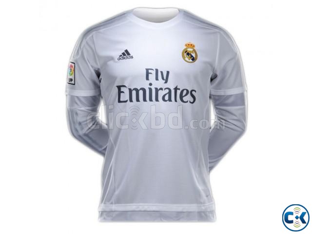 Real Madrid Home Full Sleeve Jersey large image 0