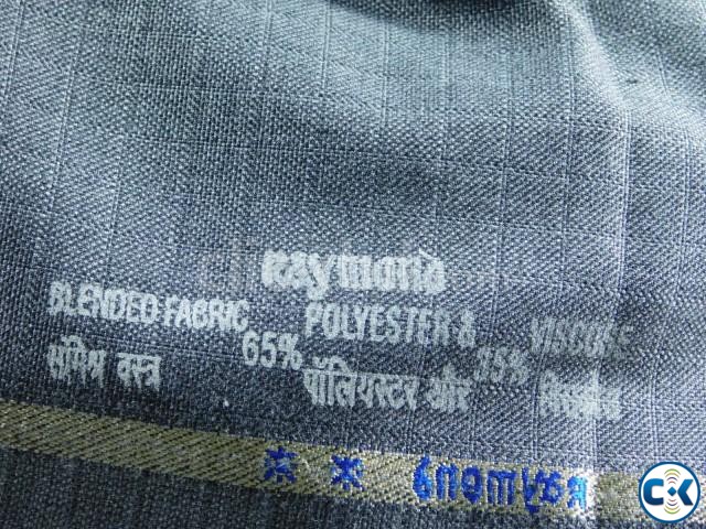 Raymond Solid Check Suit Fabric large image 0