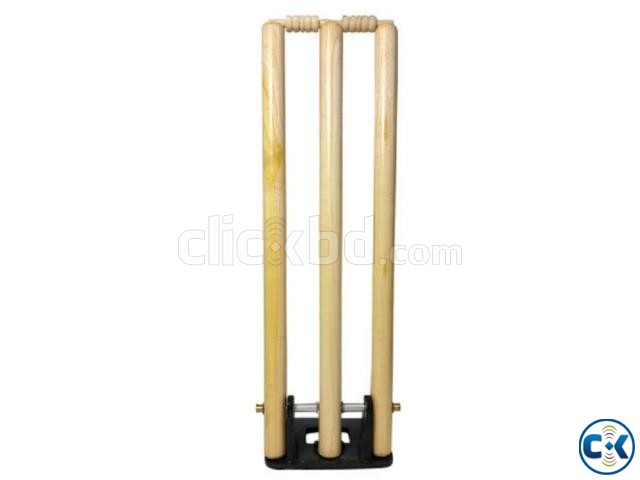 Cricket Stumps Wooden Six Pieces Set large image 0