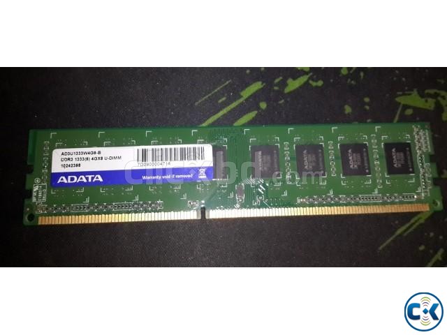 ADATA 4GB ddr3 1333mhz cl9 RAM large image 0