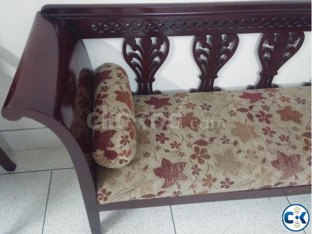 Wide divan sofa large image 0