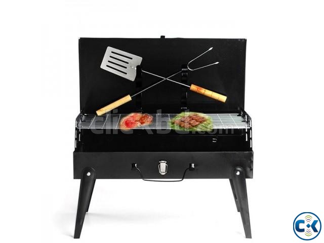 Portable Manual BBQ Grill Set large image 0