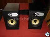 B W SPEAKER AND CAMBRIDGE AUDIO AMPLIFIER