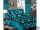 Italian design Flock 4Pcs bedsheet Complete Set