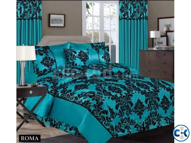 Italian design Flock 4Pcs bedsheet Complete Set large image 0