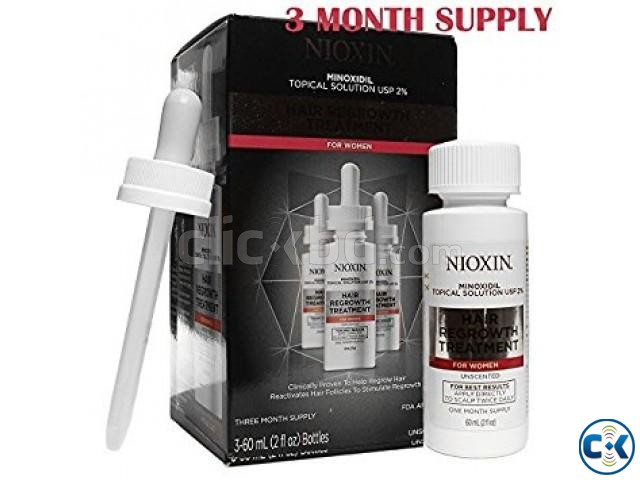 NIOXIN Minoxidil 5 Hair Regrowth Treatment For Men 3 Months large image 0