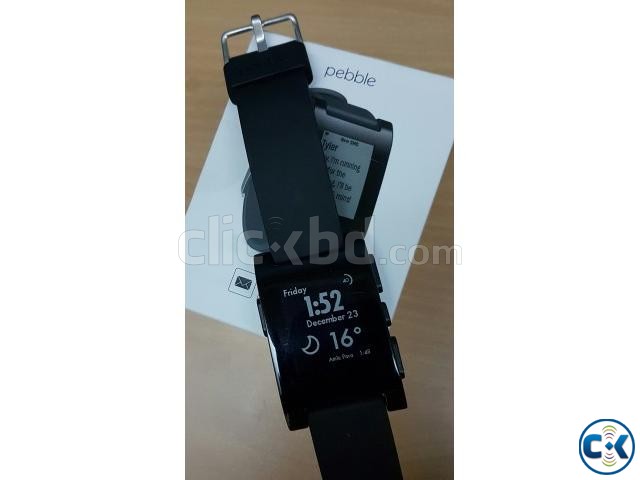 Pebble Smart watch Black Almost New  large image 0