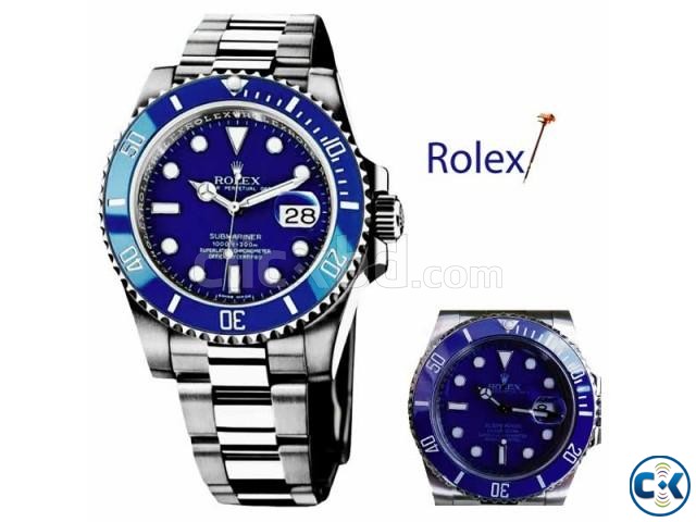 ROLEX SUBMARINER MENS WATCH WITH DATE FUNCTION large image 0