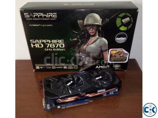 Sapphire Radeon HD 7870 2GB GHz Edition large image 0