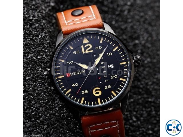 Curren 8224 Men Leather Strap large image 0