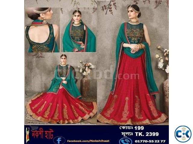 Indian Semi-Stitch Georgette Long Part Suits large image 0
