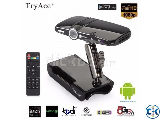 Andoid TV BOX Internet Skype Camera 1GB RAM-8GB large image 0