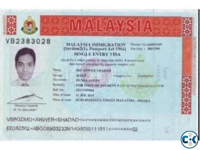 Malaysia Visa Any Passport 100  large image 0