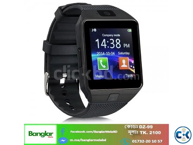 DZ09 Original Smart Watch- SIM Supported large image 0