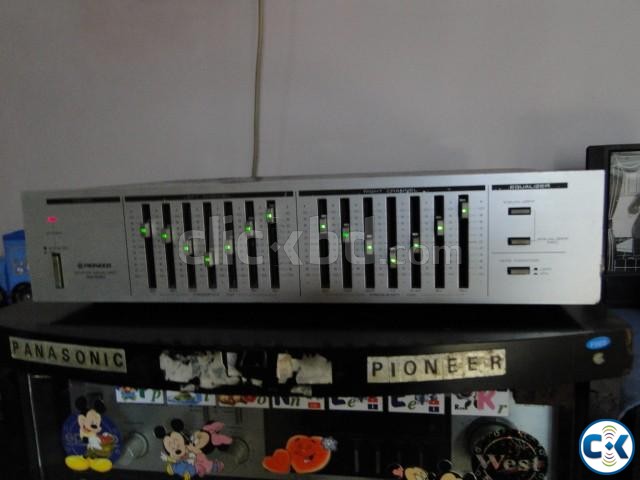PIONEER stereo graphic equalizer large image 0