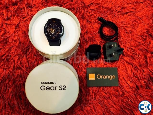 Samsung galaxy Gear S2 Black with all original accessories u large image 0