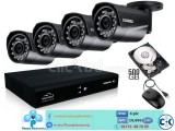 cctv ip HD camera 4 pic Complete Package