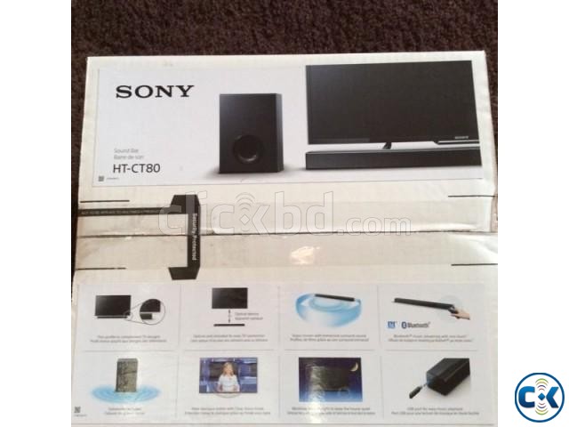 Sony HT-CT80 Bluetooth Subwoofer Sound Bar 80Watt large image 0