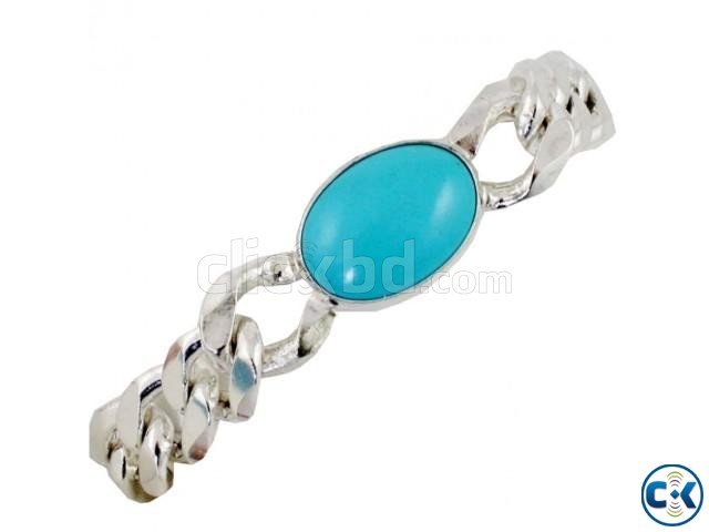Men s Blue Stone Bracelet large image 0